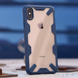 Husa Antisoc, Ringke Fusion-X, iPhone Xs Max, Albastru-Transparent