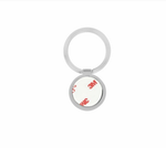 Inel metalic PRIO pentru telefon, argintiu-mat