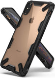 Husa Antisoc, Fusion X Ringke, iPhone XR, Negru-Transparent