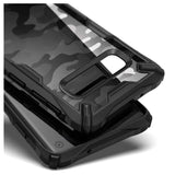 Husa Antisoc, Fusion X Ringke, Samsung Galaxy S10, Negru- Camo print