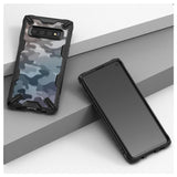Husa Antisoc, Fusion X Ringke, Samsung Galaxy S10, Negru- Camo print