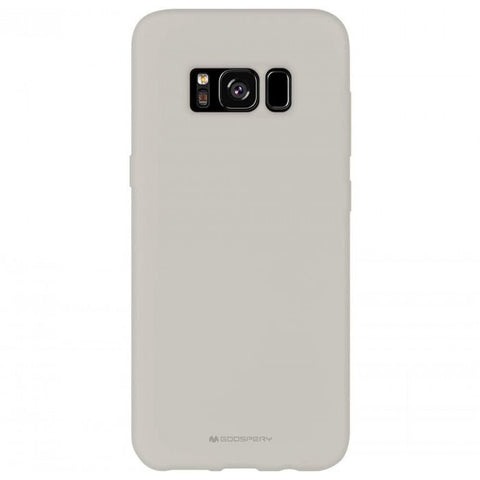 Husa Silicon Jelly, Samsung Galaxy S6, Alb