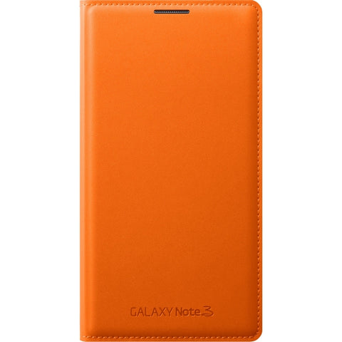 Husa Tip Carte, Originala, Samsung Galaxy Note 3, Portocaliu