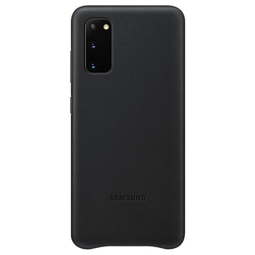 Husa din Piele, Originala, Samsung Galaxy S20, Negru