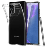 Husa Antisoc, Spigen, Samsung Galaxy Note 20, Transparenta