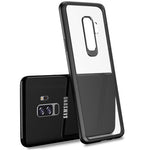 Husa Samsung Galaxy S9, Transparent cu Negru