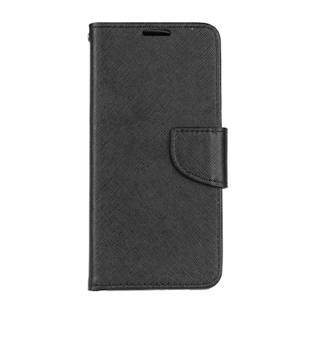 Husa Tip Carte, Fancy, Huawei Y5 2019, Negru