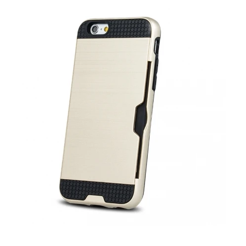 Husa Card Defender, Samsung Galaxy A8 Plus 2018, Auriu