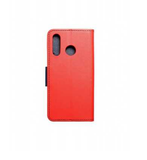 Husa Tip Carte, Fancy, Huawei P30 Lite, Rosu