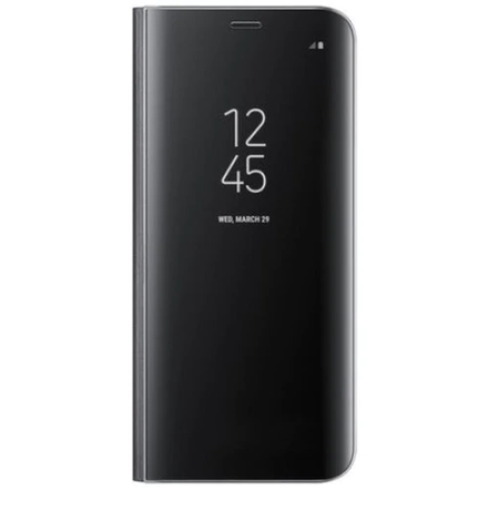 Husă Smart Clear View, Samsung Galaxy A8 Plus 2018 , Negru