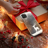 Husa Silicon, Forcell, iPhone 11 Pro Max, Transparenta cu Print de Iarna
