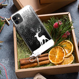 Husa Silicon, Forcell, iPhone 11 Pro Max, Transparenta cu Print de Iarna