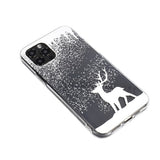 Husa Silicon, Forcell, iPhone 11 Pro Max, Transparenta cu Print de Iarna