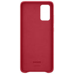 Samsung Galaxy S20 Plus Leather Cover Case - Red