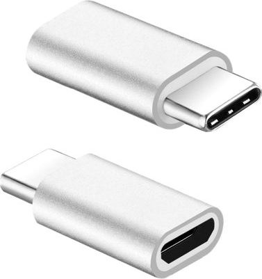 Adaptor Micro-USB la Type-C, Argintiu