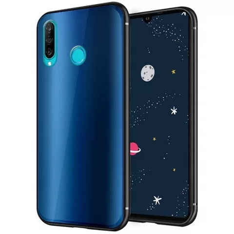 Husa Shinny Aurora  Huawei P30 Lite, Albastru