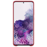 Samsung Galaxy S20 Plus Leather Cover Case - Red