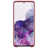 Samsung Galaxy S20 Plus Leather Cover Case - Red