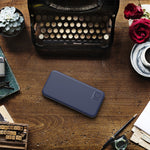 Baterie externa, 10.000 mAh, albastru