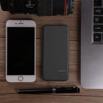 Baterie externa, 10.000 mAh, negru