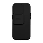 Husa silicon SLIDE iPhone 13 Pro, negru