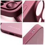 Husă Roar Matte Glass pentru Iphone 14 Pro, vișiniu