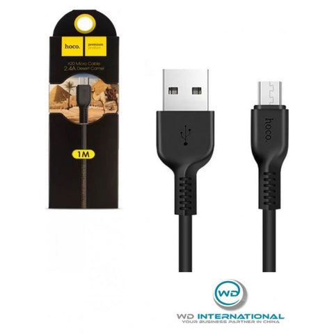Cablu Hoco X20, Micro USB, 1M, 2.0A, negru