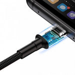 Cablu de date/incarcare Baseus, Cafule Quick Charge USB Type-C, 1m 5 A, Negru