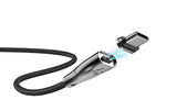 Cablu de Date, Hoco, Magnetic, Type-C USB, 1.2M, Negru