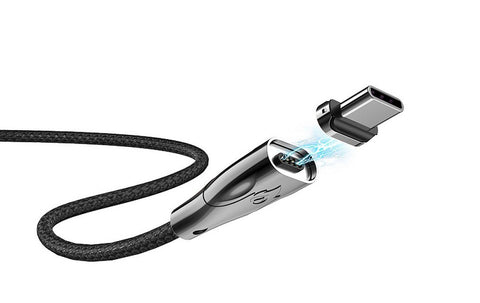 Cablu de Date, Hoco, Magnetic, Type-C USB, 1.2M, Negru