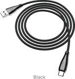 Cablu de Date, Hoco, Magnetic, Type-C USB, 1.2M, Negru