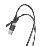 Cablu de Date 2in1, Forever, USB, Micro-USB, Lightning, Negru