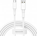 Cablu, Baseus, Mini, Type-C USB, Alb