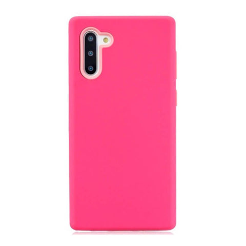 Husa Silicon, Samsung Galaxy Note 10, Roz Neon