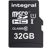 Card de memorie Integral cu Cititor Card 32 GB, Negru