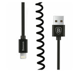 Cablu Elastic, Baseus, iPhone, Lightning, Negru