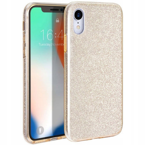 Husa Samsung A10 Glitter 3in1, Auriu