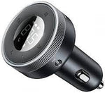 BASEUS Transmițător  FM Bluetooth 5.0 + MP3 + încărcător auto 3,4A 2x USB, negru