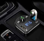 XO Transmițător FM BCC01 Bluetooth MP3+ încărcător auto, negru