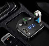XO Transmițător FM BCC01 Bluetooth MP3+ încărcător auto, negru