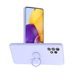 Husă SILICONE RING pentru SAMSUNG Galaxy A13 4G, violet