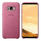 Husa Protectie spate Samsung Alcantara Cover pentru Samsung Galaxy S8 Plus, Roz
