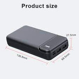 Baterie externă Techsuit PB-N1 10000mAh cu încărcare rapidă, negru