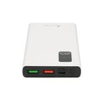 Baterie externă EXTRALINK 10000mAh încărcare rapidă USB-C, alb
