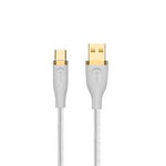 Cablu Devia Star USB - USB-C 1,5 m 2,4A, alb