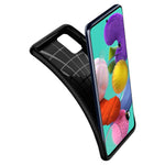 Husa Antisoc, Spigen, Samsung Galaxy A51, Negru