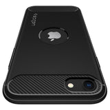 Husa Antisoc, Spigen, Rugged Armor, iPhone 7/8/SE 2020, Negru