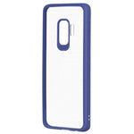 Husa Samsung Galaxy S9, Transparent cu Albastru