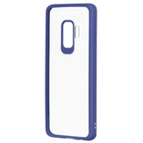 Husa Samsung Galaxy S9, Transparent cu Albastru