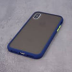 Husa Colored Buttons pentru Samsung A50/A30s/A50s, Albastru